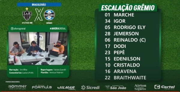 Atlético-MG X Grêmio