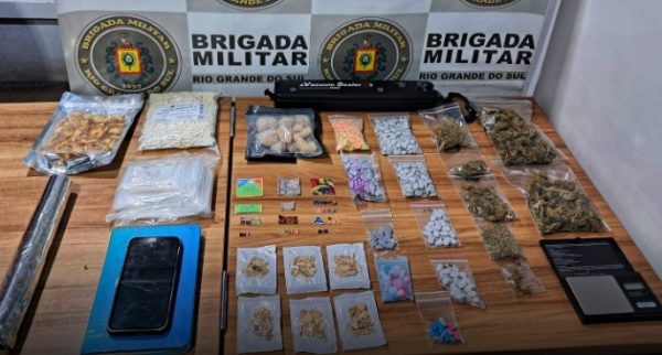 Jovem é preso com drogas em Venâncio Aires