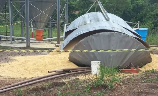 Silo rompe e mata homem soterrado em Cruzeiro do Sul