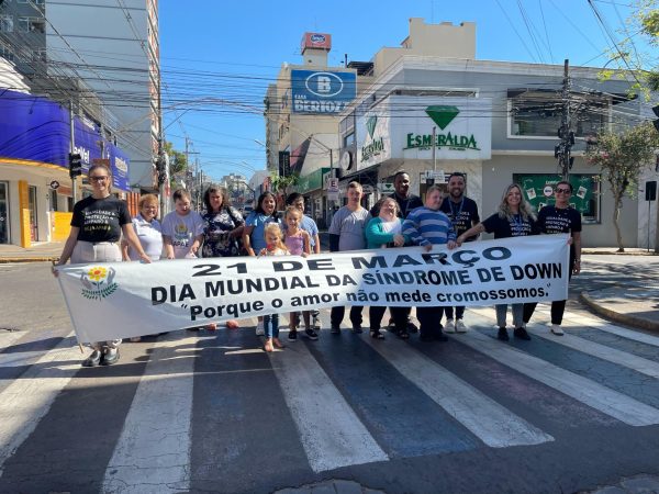 Apae de Lajeado promove ação pelo Dia Mundial da Síndrome de Down