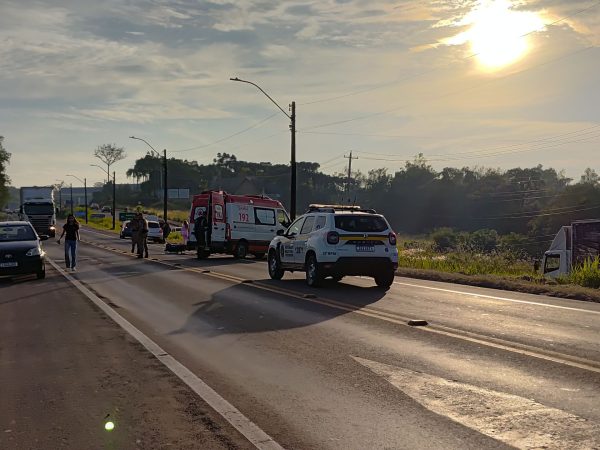 Motociclista fica ferido na ERS-130, em Lajeado