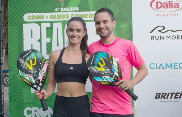Copa Cron de Beach Tennis conhece os campeões no Clube Comercial
