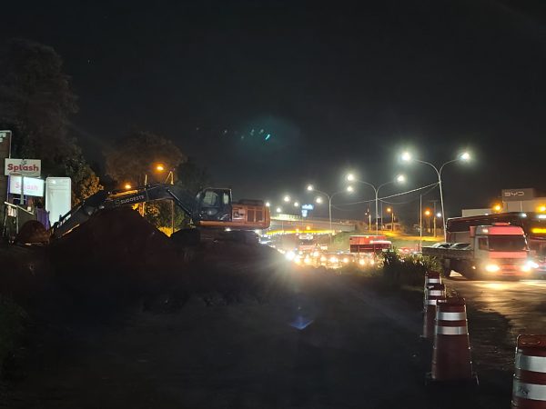 Acesso do bairro Hidráulica e ponte seca são fechados para obras