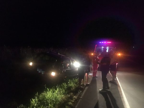 Jovens escapam ilesos de saída de pista na Via Láctea, em Teutônia