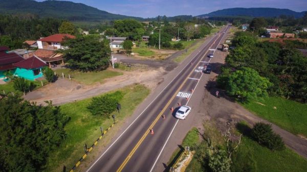 Concessionária libera desvio no km 29 da RSC-287 para obras de duplicação