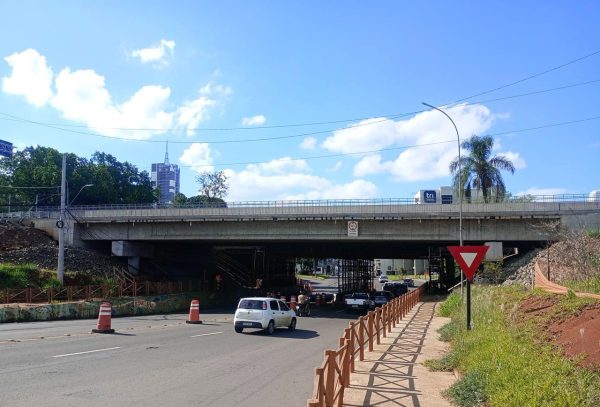 CCR inicia liberação das faixas sob viaduto da avenida Pasqualini