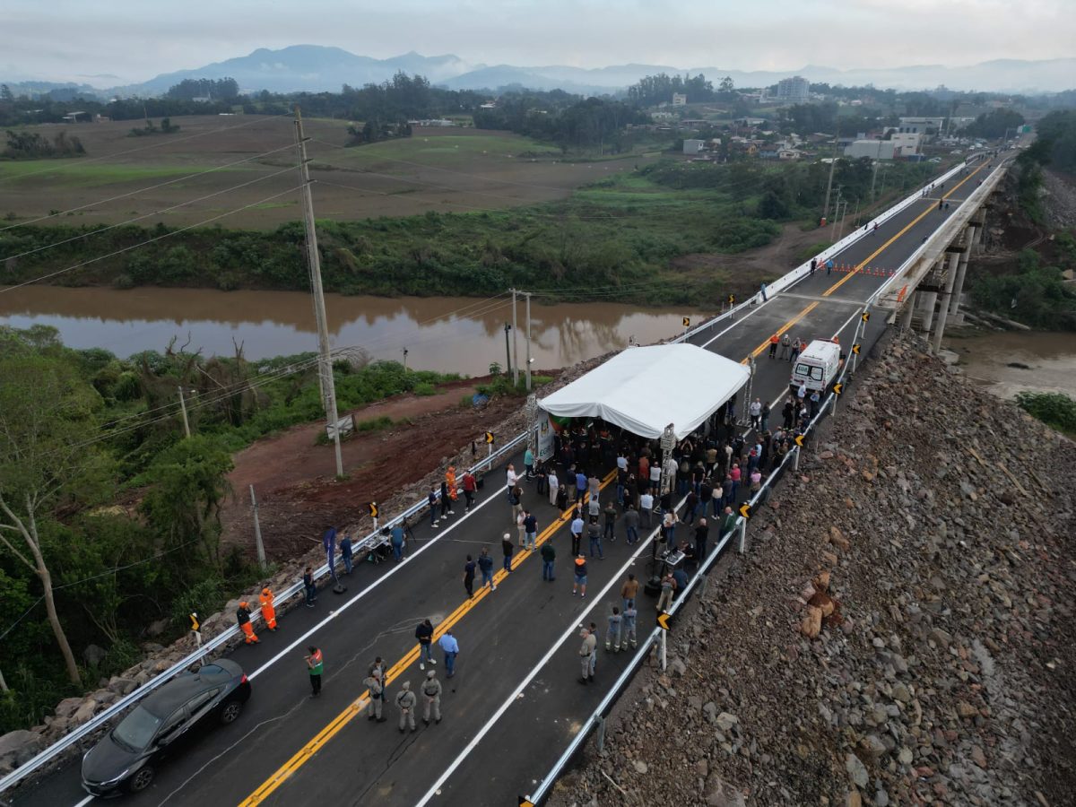 A Hora transmite inauguração de Ponte da ERS-130