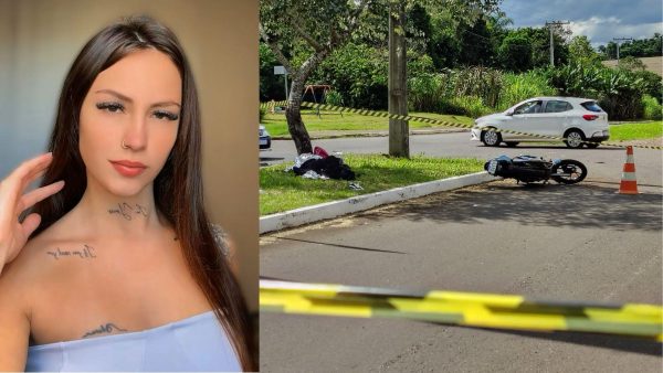 Filha de ex-vereador morre em colisão entre moto e caminhonete