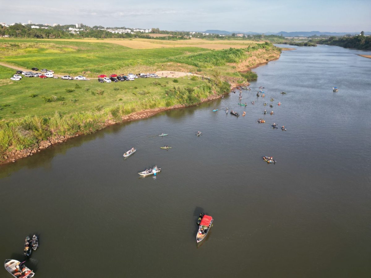 Grupo realiza ação ambiental e planta 300 mudas no rio Taquari