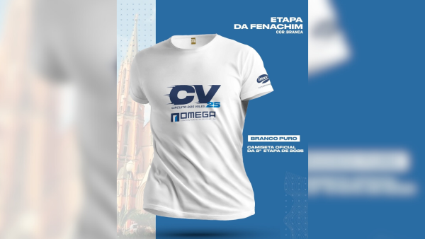 Circuito dos Vales/Omega anuncia camiseta e local de largada