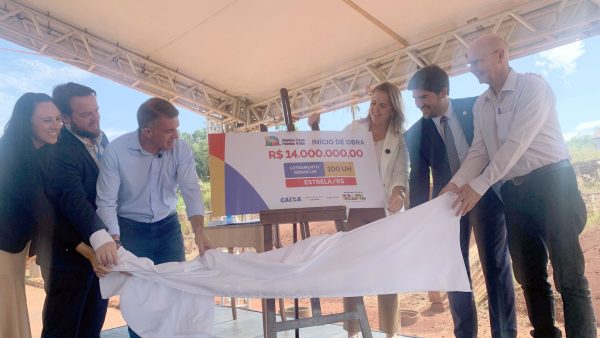 Construção de 100 unidades habitacionais tem início em Estrela