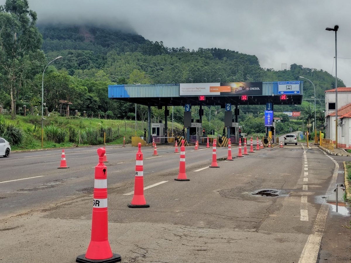 Com pedágio de Encantado fechado, EGR deixa de arrecadar R$ 18 milhões