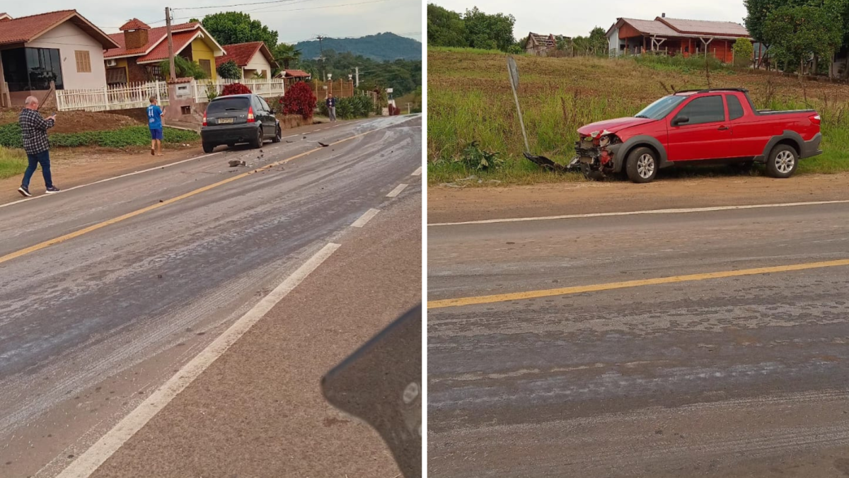 Dois veículos colidem no bairro Conventos