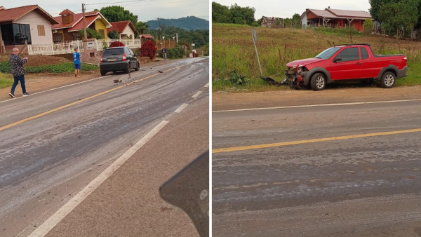 Dois veículos colidem no bairro Conventos