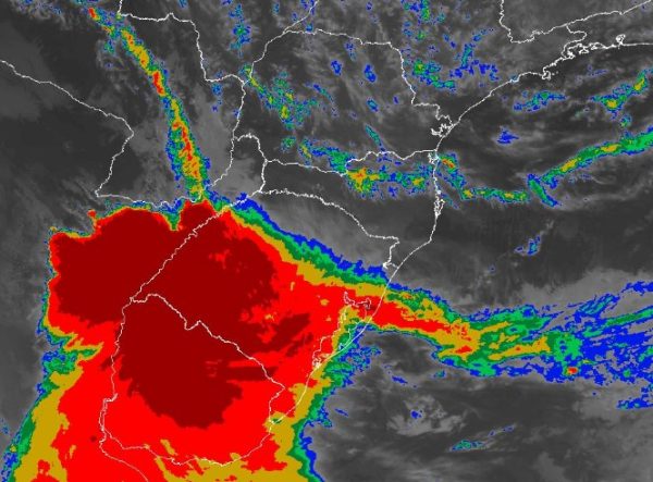 RS tem alerta para temporais