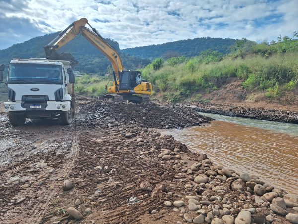 Município inicia segunda etapa de desassoreamento no Rio Forqueta