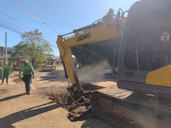 Obras na rua Paulo Emílio Thiesen entram na fase final