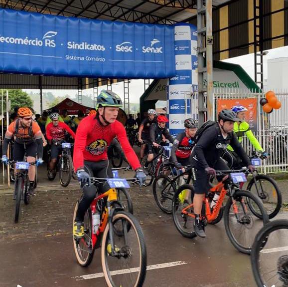 Santa Clara do Sul recebe mais de 120 ciclistas no Pedal MTB Strava