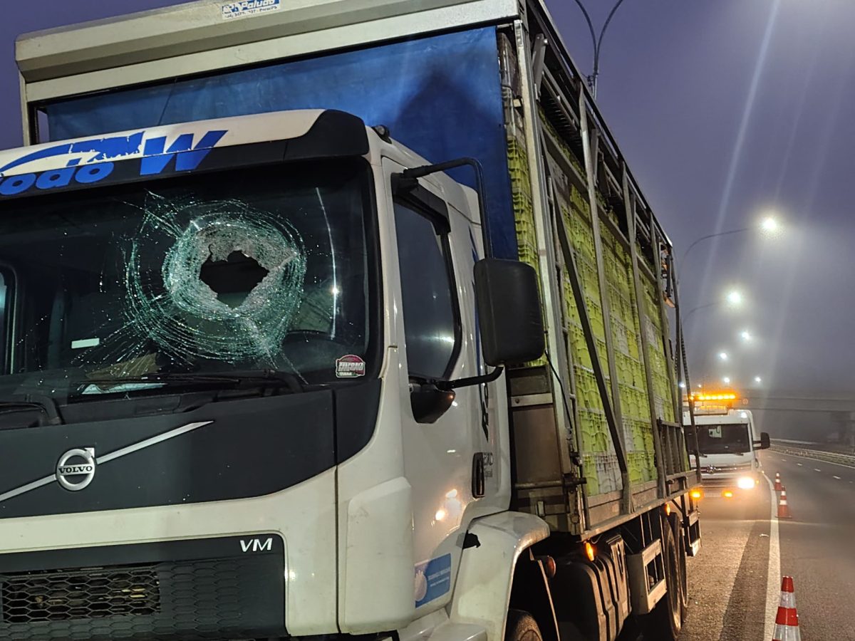 Morre no hospital motorista atingido por pedra na BR-386