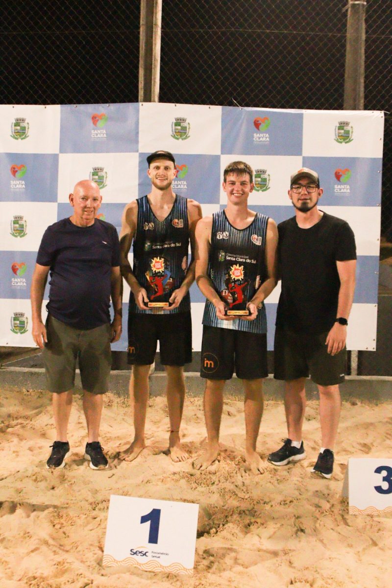 Santa Clara do Sul garante dupla na final do Circuito Verão Sesc