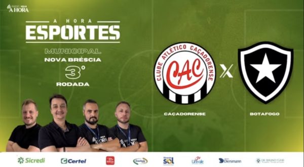 A Hora transmite 3ª rodada do municipal de Nova Bréscia