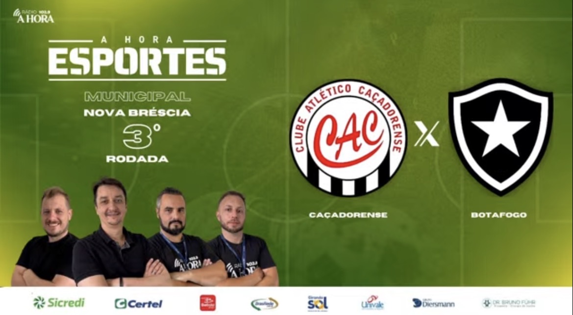 A Hora transmite 3ª rodada do municipal de Nova Bréscia