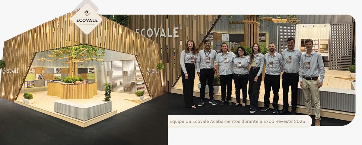 Ecovale leva inovação e sustentabilidade à maior feira de revestimentos da América Latina