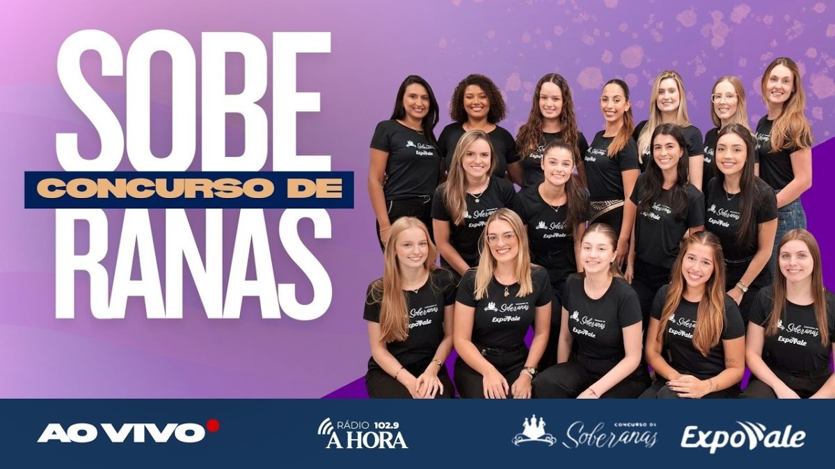AO VIVO: A Hora transmite escolha das soberanas da Expovale