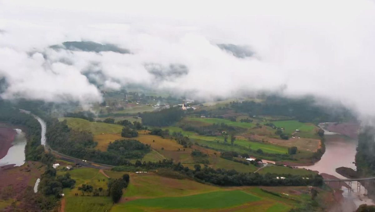Ar frio de origem polar chega ao Vale