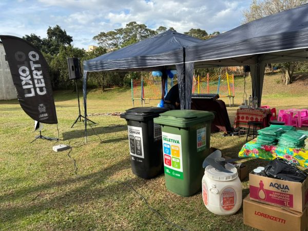 Ação “Lixo Certo na Praça” leva conscientização ambiental ao Olarias