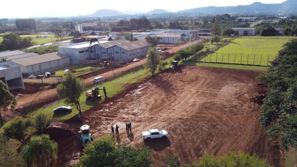 Teutônia inicia a construção do novo Espaço Esportivo Comunitário