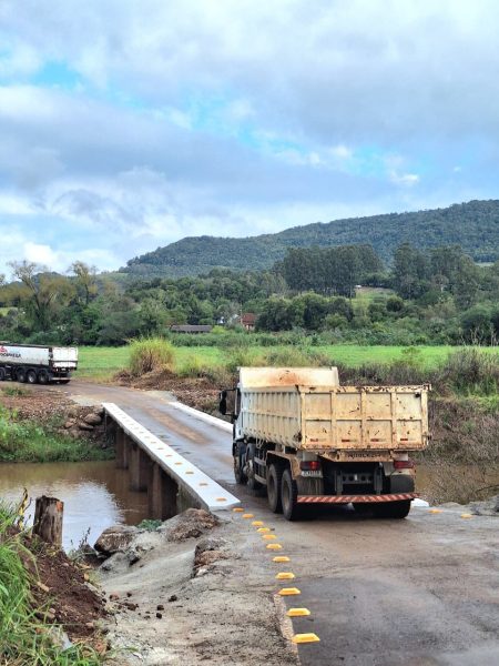 Ponte do Storck é liberada após melhorias e reforço na segurança