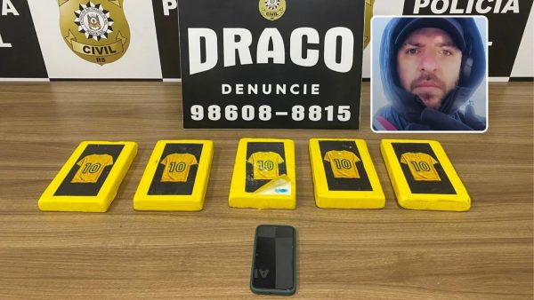 Jornalista esportivo é flagrado transportando mais de 5 kg de cocaína