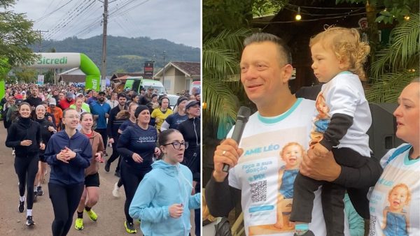 Corrida solidária une multidão pela cura de menino com AME