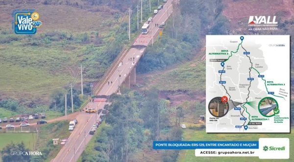 Roca Sales emite alerta para trânsito de veículos pesados