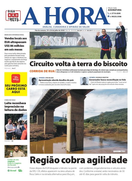 A HORA 25 E 26/07/2026