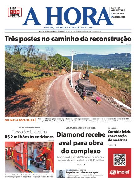 A HORA – 15/07/2026