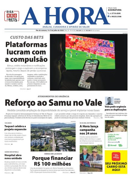 A HORA – 04 E 05/07/2026