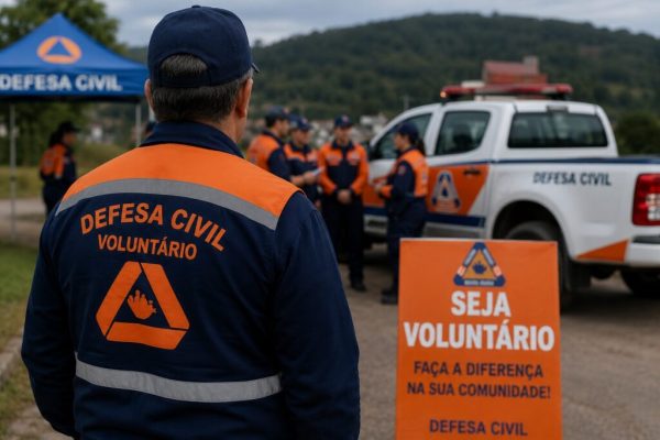 Defesa Civil mantém cadastro de voluntários