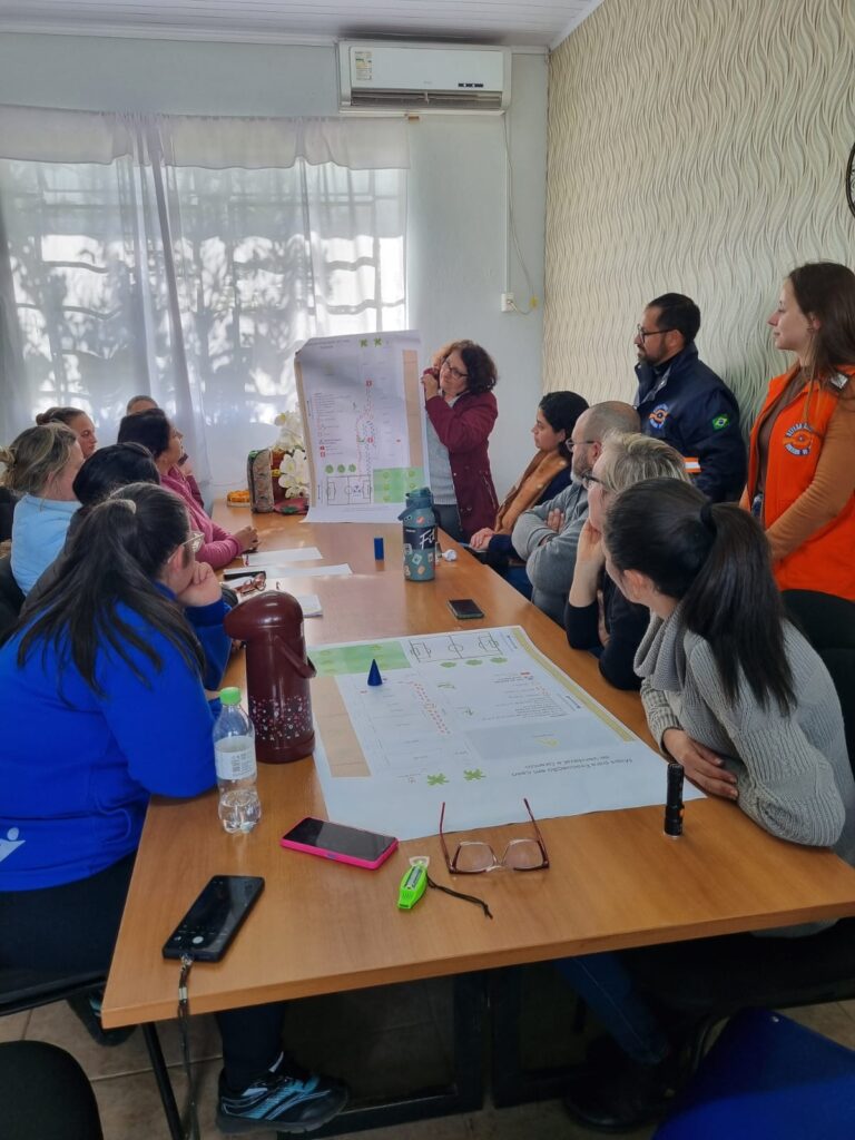 Escola inicia plano para agir em emergências