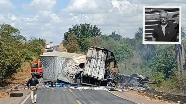 Caminhoneiro de Arroio do Meio morre em colisão entre carretas no Tocantins
