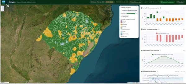 Estado lança plataforma para monitorar estiagem