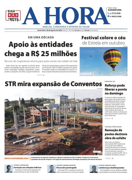 A Hora – 28/08/2026