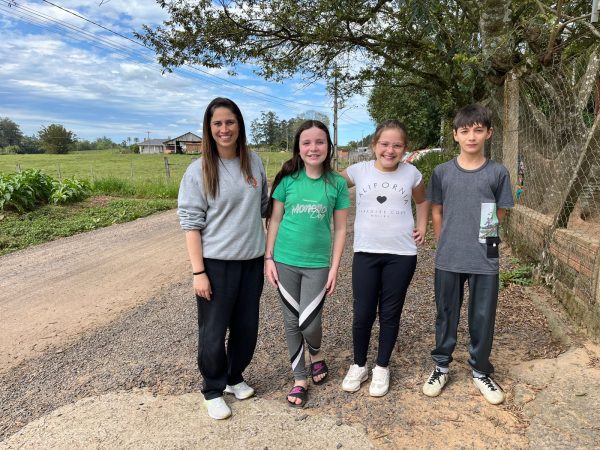 Asfalto vira projeto de pesquisa para alunos de Venâncio Aires